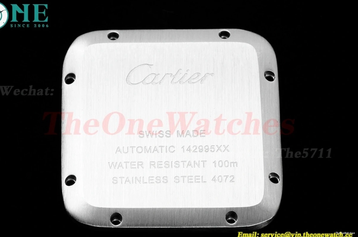 SS AMG 40mm Mens Santos Dial RG SS 100 XL MY9015 Black 0204